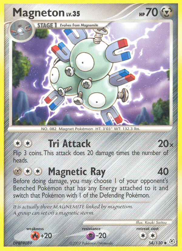 Magneton (54/130) [Diamond & Pearl: Base Set] | Jomio and Rueliete's Cards and Comics