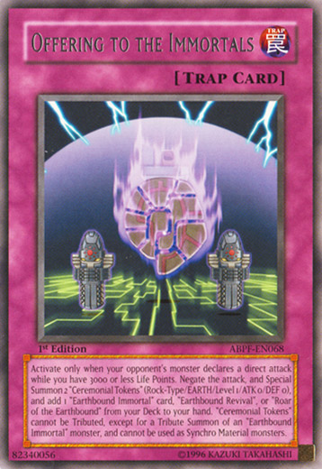 Offering to the Immortals [ABPF-EN068] Rare | Jomio and Rueliete's Cards and Comics