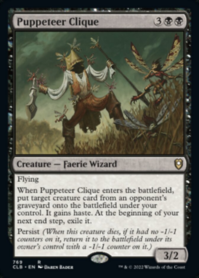 Puppeteer Clique [Commander Legends: Battle for Baldur's Gate] | Jomio and Rueliete's Cards and Comics