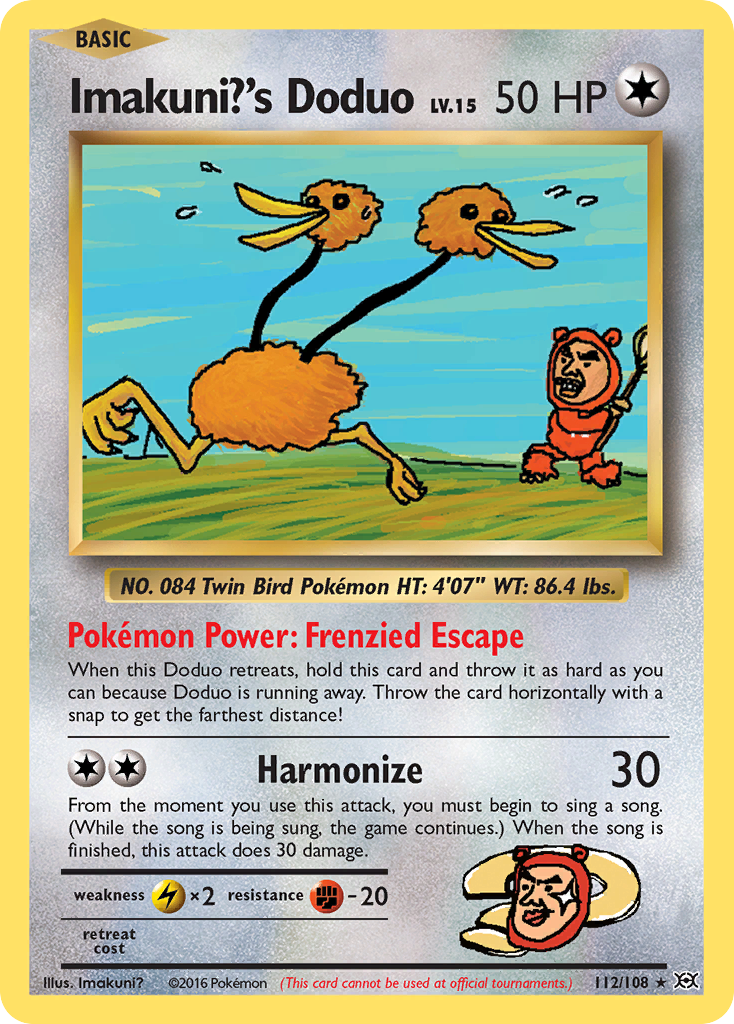 Imakuni?'s Doduo (112/108) [XY: Evolutions] | Jomio and Rueliete's Cards and Comics