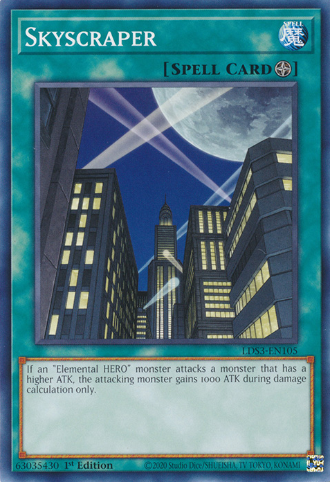 Skyscraper [LDS3-EN105] Common | Jomio and Rueliete's Cards and Comics