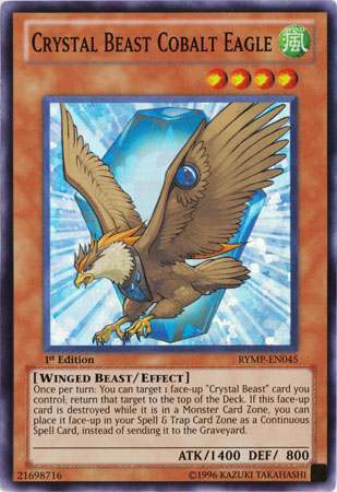 Crystal Beast Cobalt Eagle [RYMP-EN045] Super Rare | Jomio and Rueliete's Cards and Comics