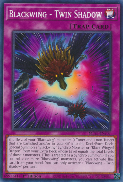 Blackwing - Twin Shadow [MP23-EN207] Common | Jomio and Rueliete's Cards and Comics