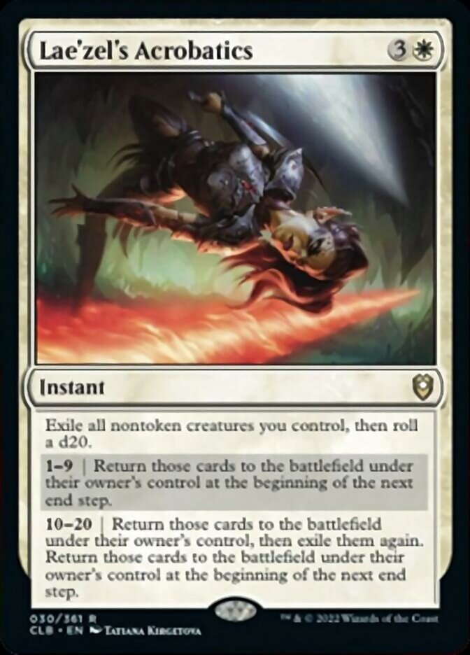 Lae'zel's Acrobatics [Commander Legends: Battle for Baldur's Gate] | Jomio and Rueliete's Cards and Comics