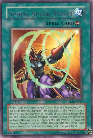 Spiral Spear Strike [FET-EN043] Rare | Jomio and Rueliete's Cards and Comics