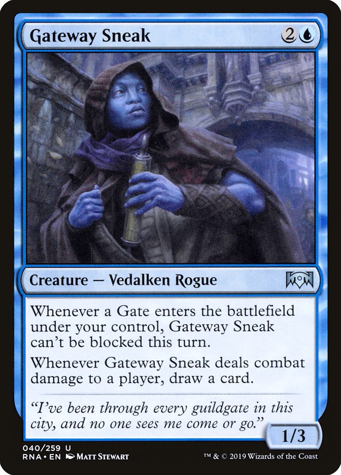 Gateway Sneak [Ravnica Allegiance] | Jomio and Rueliete's Cards and Comics