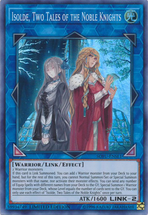 Isolde, Two Tales of the Noble Knights [SOFU-ENSE1] Super Rare | Jomio and Rueliete's Cards and Comics