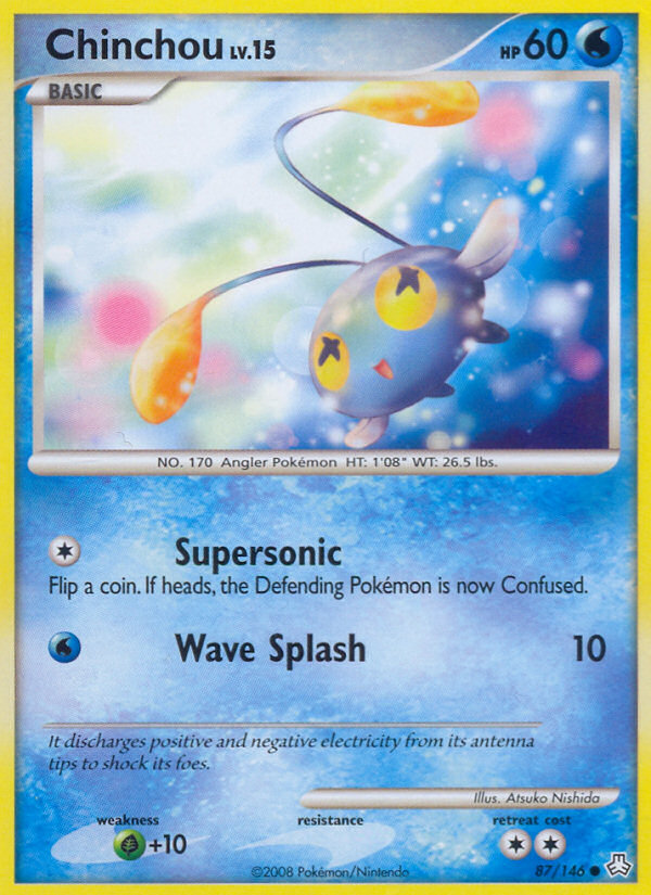 Chinchou (87/146) [Diamond & Pearl: Legends Awakened] | Jomio and Rueliete's Cards and Comics