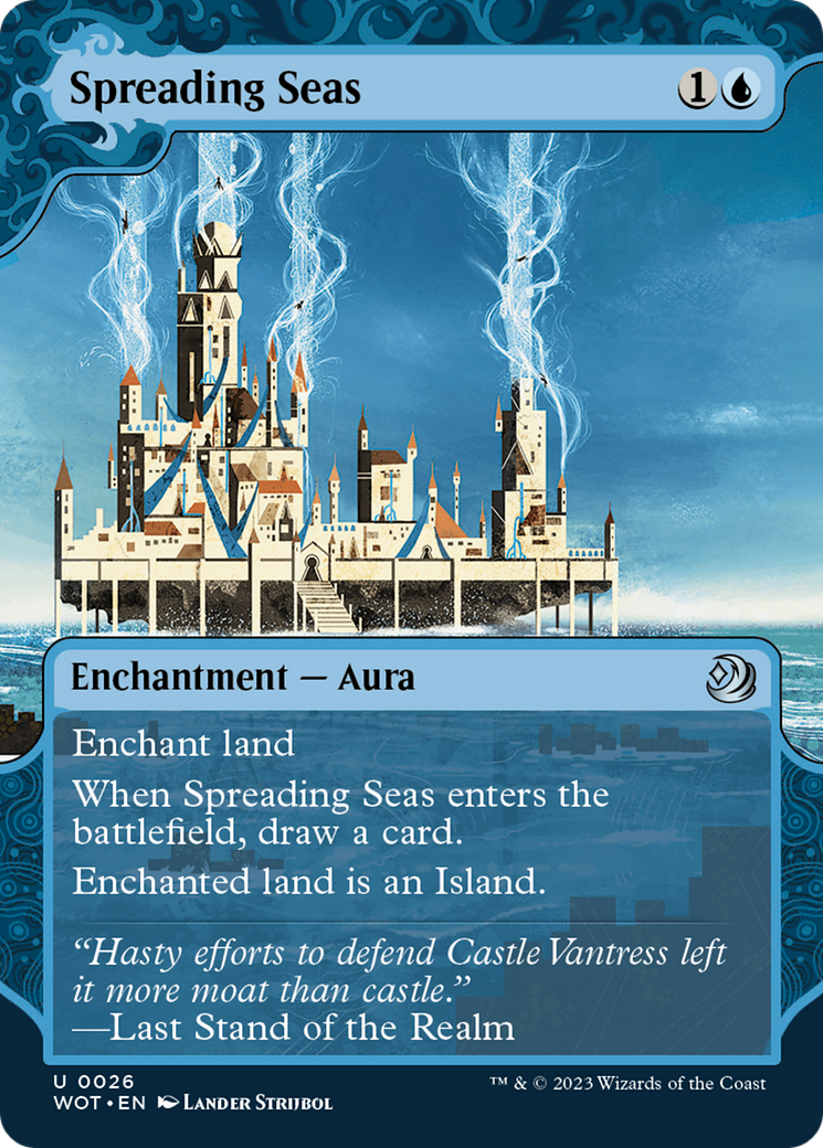 Spreading Seas [Wilds of Eldraine: Enchanting Tales] | Jomio and Rueliete's Cards and Comics