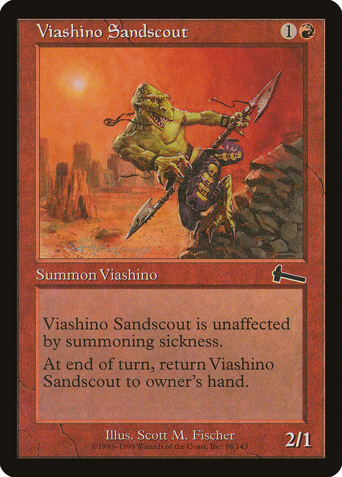Viashino Sandscout [Urza's Legacy] | Jomio and Rueliete's Cards and Comics