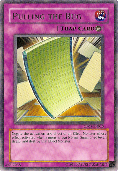 Pulling the Rug [CP05-EN010] Rare | Jomio and Rueliete's Cards and Comics