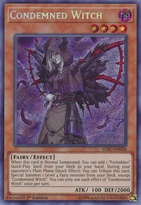 Condemned Witch [SOFU-EN028] Secret Rare | Jomio and Rueliete's Cards and Comics