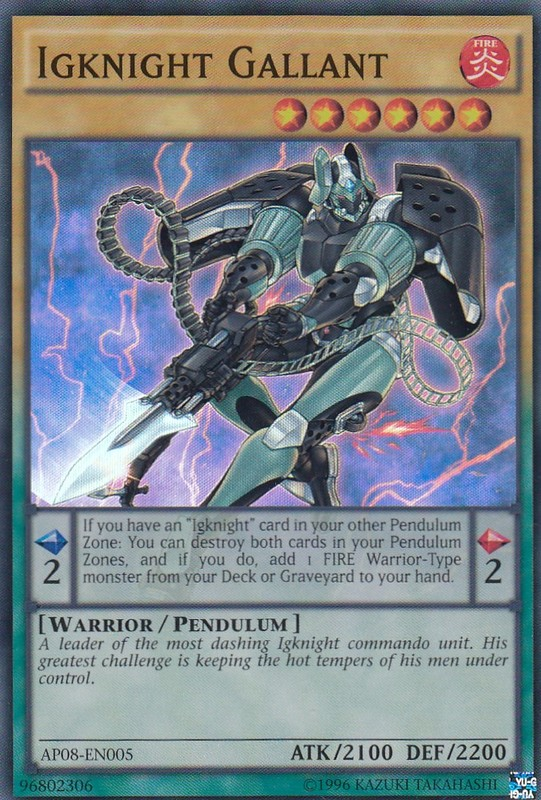 Igknight Gallant [AP08-EN005] Super Rare | Jomio and Rueliete's Cards and Comics