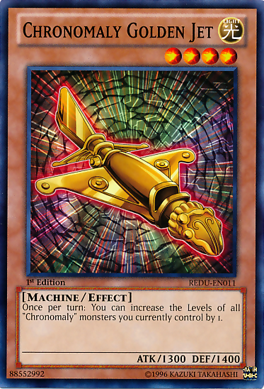 Chronomaly Golden Jet [REDU-EN011] Common | Jomio and Rueliete's Cards and Comics