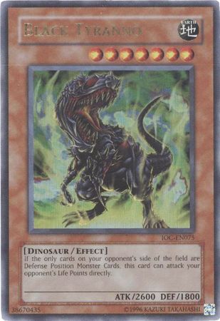 Black Tyranno [IOC-EN075] Ultra Rare | Jomio and Rueliete's Cards and Comics