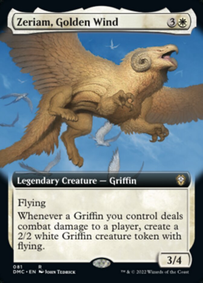 Zeriam, Golden Wind (Extended Art) [Dominaria United Commander] | Jomio and Rueliete's Cards and Comics
