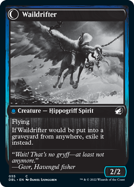 Galedrifter // Waildrifter [Innistrad: Double Feature] | Jomio and Rueliete's Cards and Comics