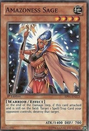 Amazoness Sage [BP01-EN212] Starfoil Rare | Jomio and Rueliete's Cards and Comics