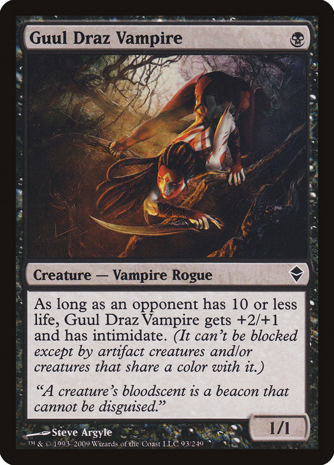 Guul Draz Vampire [Zendikar] | Jomio and Rueliete's Cards and Comics
