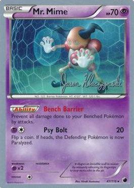 Mr. Mime (47/116) (Darkrai Deck - Jason Klaczynski) [World Championships 2013] | Jomio and Rueliete's Cards and Comics
