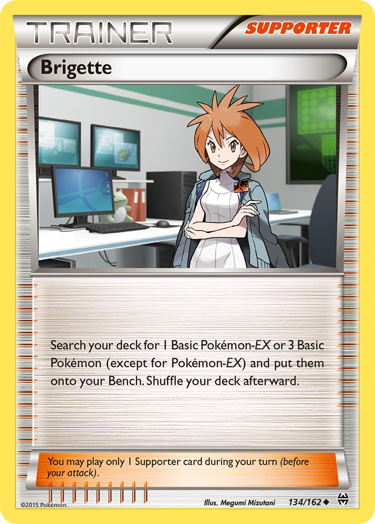 Brigette (134/162) [XY: BREAKthrough] | Jomio and Rueliete's Cards and Comics