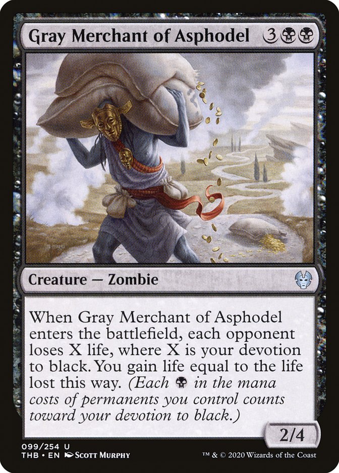 Gray Merchant of Asphodel [Theros Beyond Death] | Jomio and Rueliete's Cards and Comics