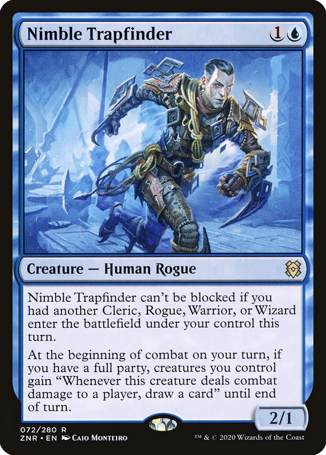 Nimble Trapfinder [Zendikar Rising] | Jomio and Rueliete's Cards and Comics