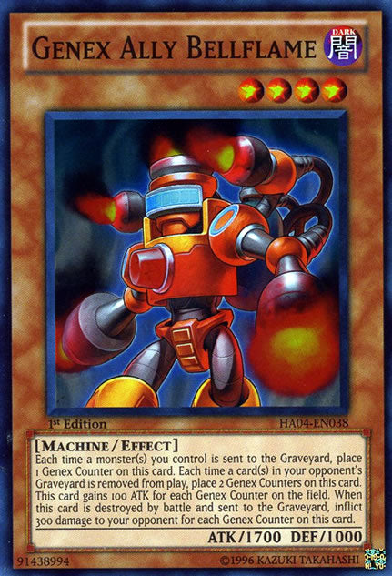 Genex Ally Bellflame [HA04-EN038] Super Rare | Jomio and Rueliete's Cards and Comics
