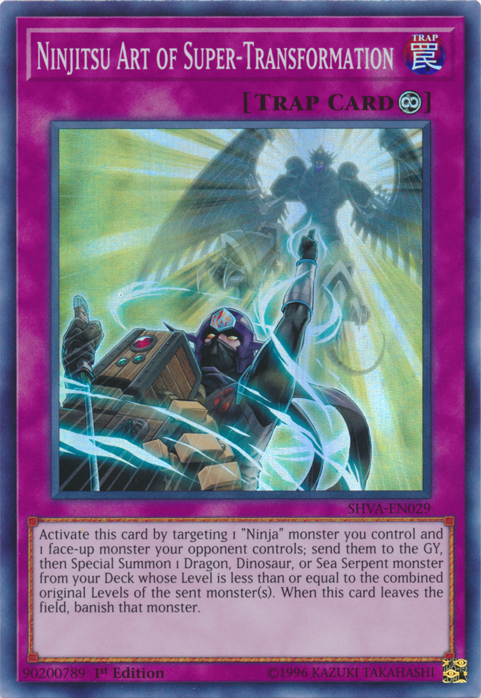 Ninjitsu Art of Super-Transformation [SHVA-EN029] Super Rare | Jomio and Rueliete's Cards and Comics