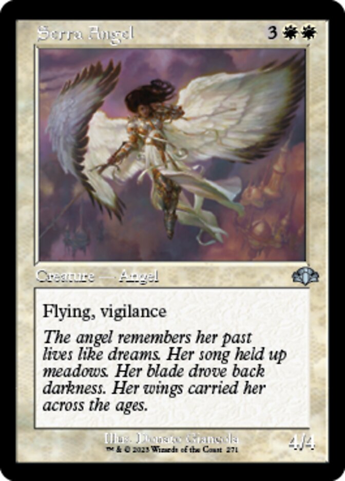 Serra Angel (Retro) [Dominaria Remastered] | Jomio and Rueliete's Cards and Comics
