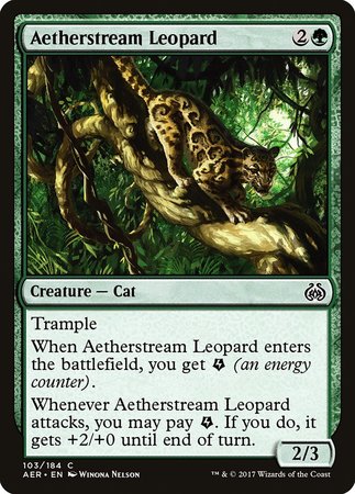 Aetherstream Leopard [Aether Revolt] | Jomio and Rueliete's Cards and Comics