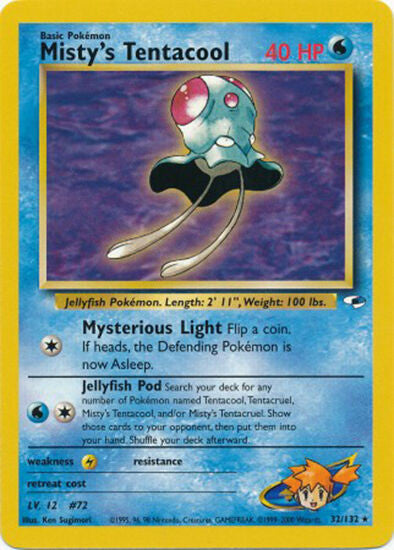 Misty's Tentacool (32/132) [Gym Heroes Unlimited] | Jomio and Rueliete's Cards and Comics