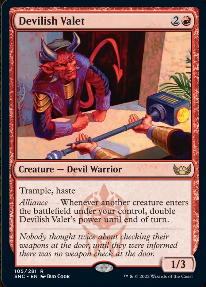 Devilish Valet [Streets of New Capenna] | Jomio and Rueliete's Cards and Comics