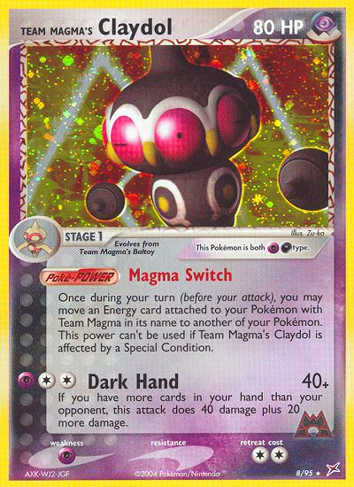 Team Magma's Claydol (8/95) [EX: Team Magma vs Team Aqua] | Jomio and Rueliete's Cards and Comics