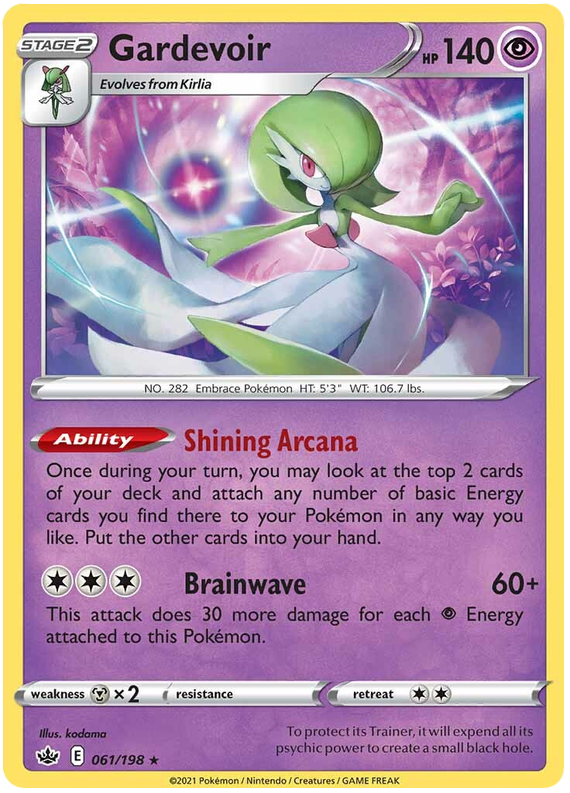 Gardevoir (061/198) (Theme Deck Exclusive) [Sword & Shield: Chilling Reign] | Jomio and Rueliete's Cards and Comics