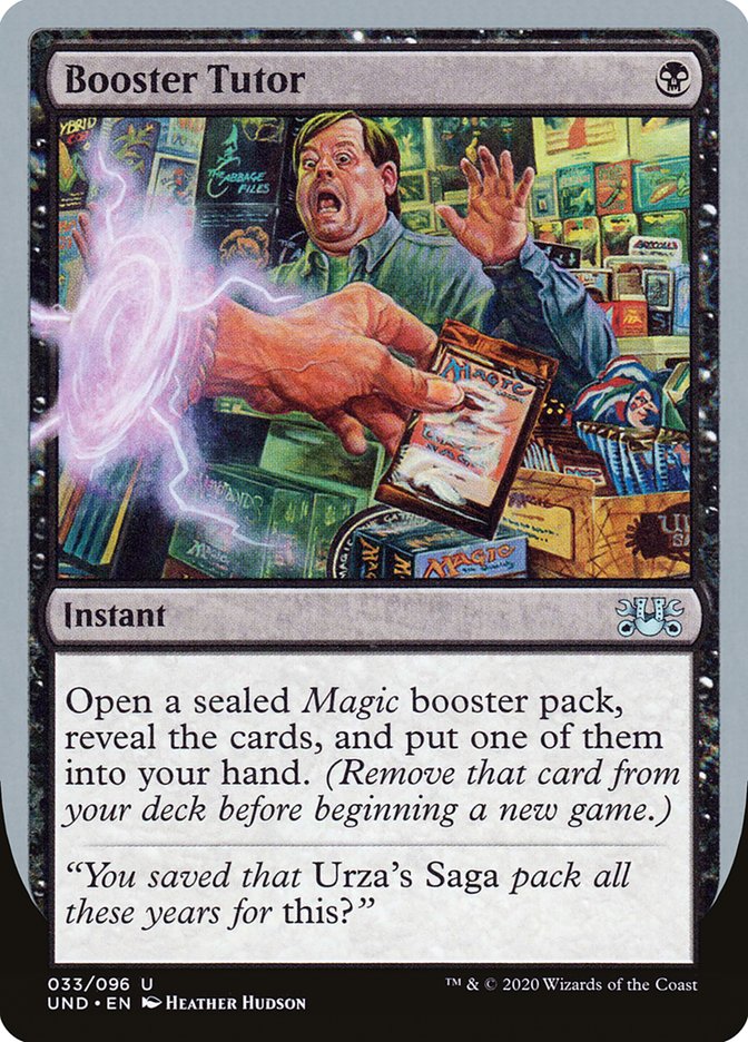 Booster Tutor [Unsanctioned] | Jomio and Rueliete's Cards and Comics