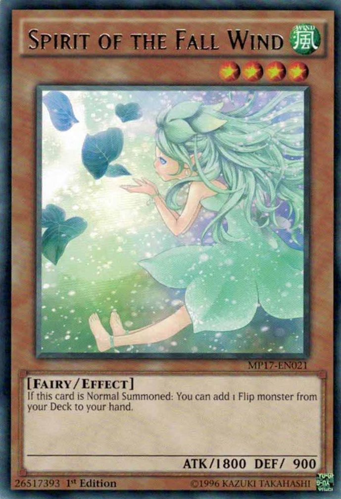Spirit of the Fall Wind [MP17-EN021] Rare | Jomio and Rueliete's Cards and Comics