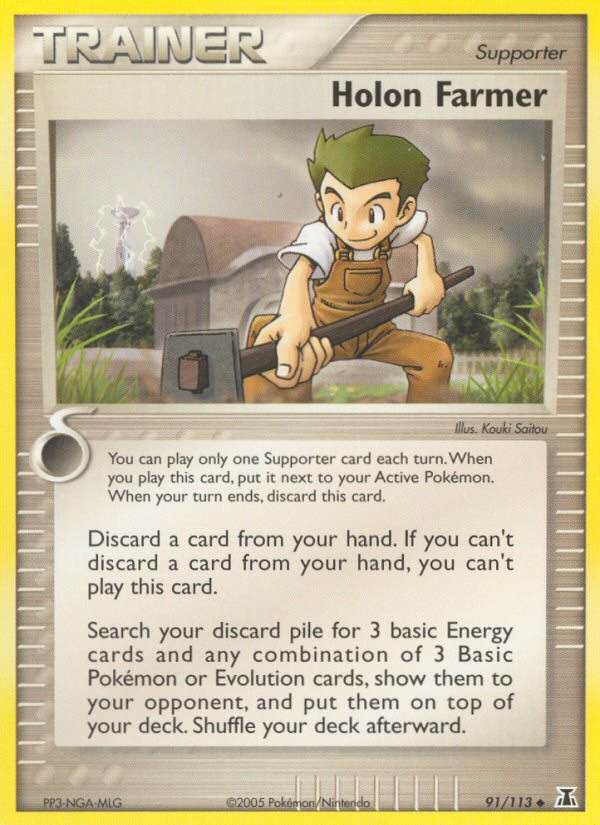Holon Farmer (91/113) [EX: Delta Species] | Jomio and Rueliete's Cards and Comics