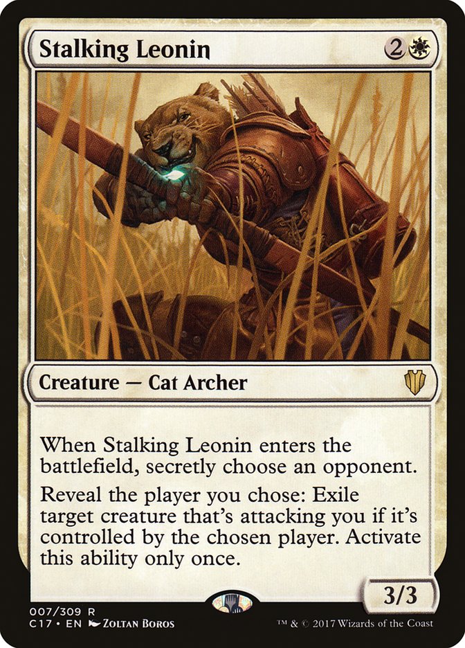 Stalking Leonin [Commander 2017] | Jomio and Rueliete's Cards and Comics