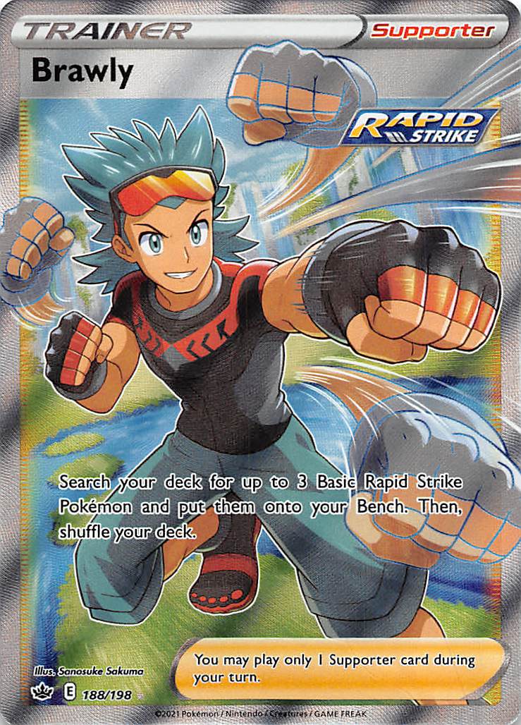 Brawly (188/198) [Sword & Shield: Chilling Reign] | Jomio and Rueliete's Cards and Comics