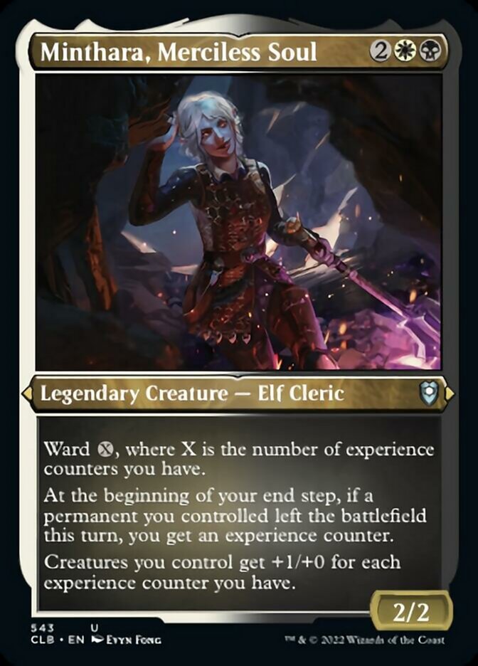 Minthara, Merciless Soul (Foil Etched) [Commander Legends: Battle for Baldur's Gate] | Jomio and Rueliete's Cards and Comics