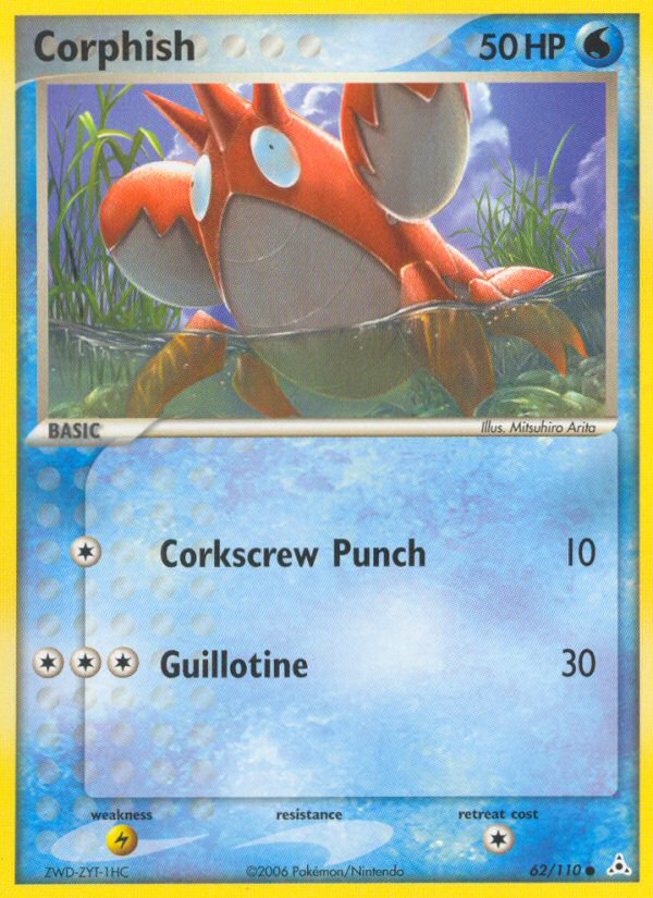 Corphish (62/110) [EX: Holon Phantoms] | Jomio and Rueliete's Cards and Comics