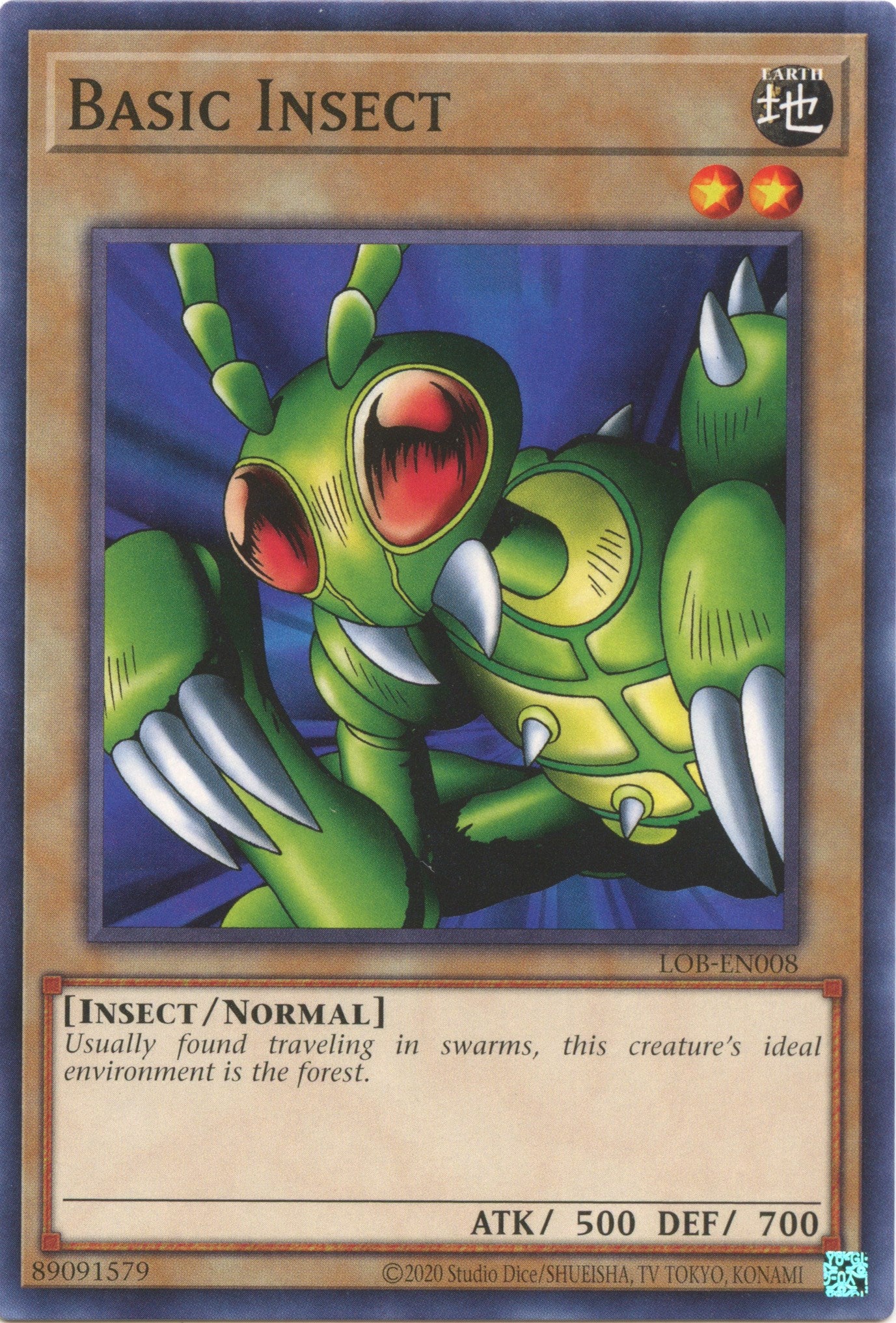 Basic Insect (25th Anniversary) [LOB-EN008] Common | Jomio and Rueliete's Cards and Comics