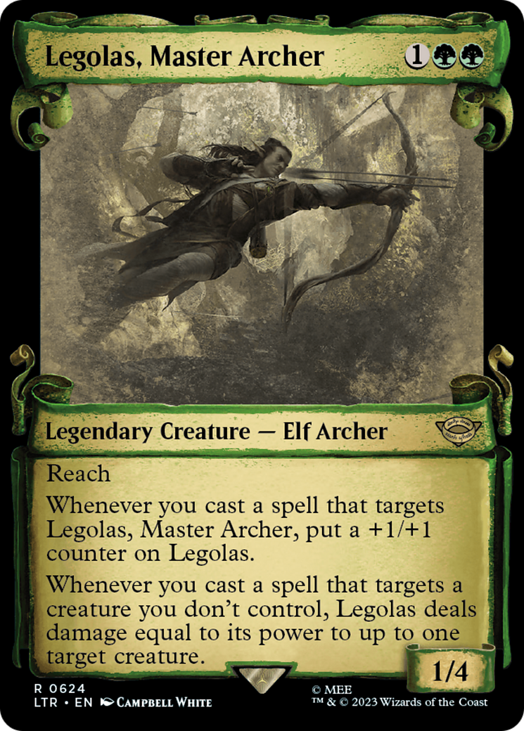 Legolas, Master Archer [The Lord of the Rings: Tales of Middle-Earth Showcase Scrolls] | Jomio and Rueliete's Cards and Comics
