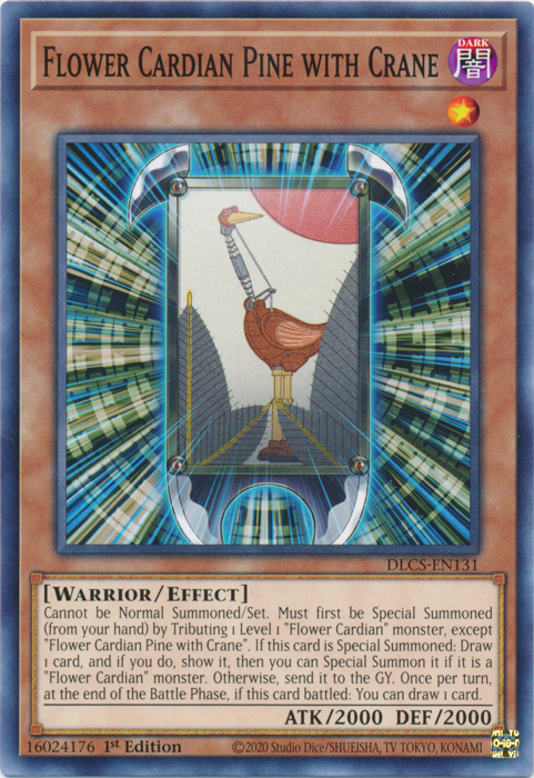 Flower Cardian Pine with Crane [DLCS-EN131] Common | Jomio and Rueliete's Cards and Comics