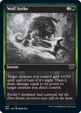 Wolf Strike [Innistrad: Double Feature] | Jomio and Rueliete's Cards and Comics