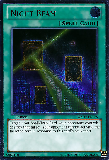 Night Beam (UTR) [GAOV-EN055] Ultimate Rare | Jomio and Rueliete's Cards and Comics