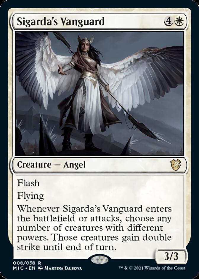 Sigarda's Vanguard [Innistrad: Midnight Hunt Commander] | Jomio and Rueliete's Cards and Comics