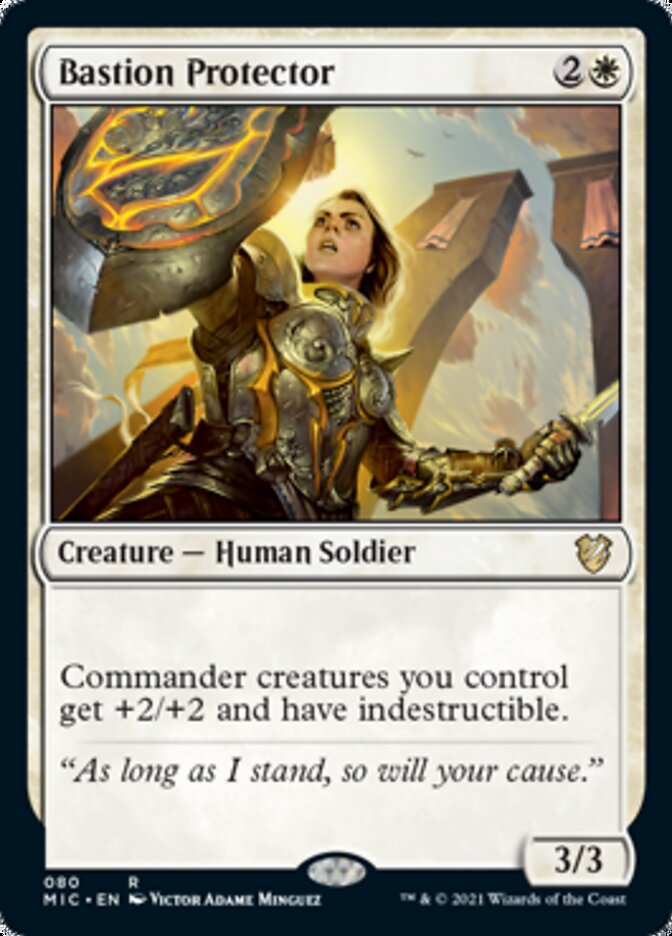 Bastion Protector [Innistrad: Midnight Hunt Commander] | Jomio and Rueliete's Cards and Comics