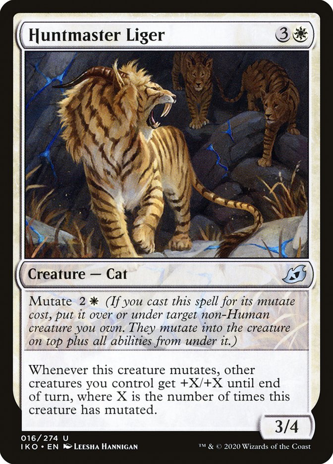 Huntmaster Liger [Ikoria: Lair of Behemoths] | Jomio and Rueliete's Cards and Comics